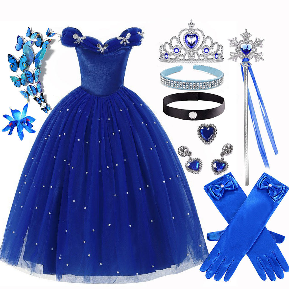 Baby Products For Summer - Summer Christmas Luxury Cinderella Clothes For