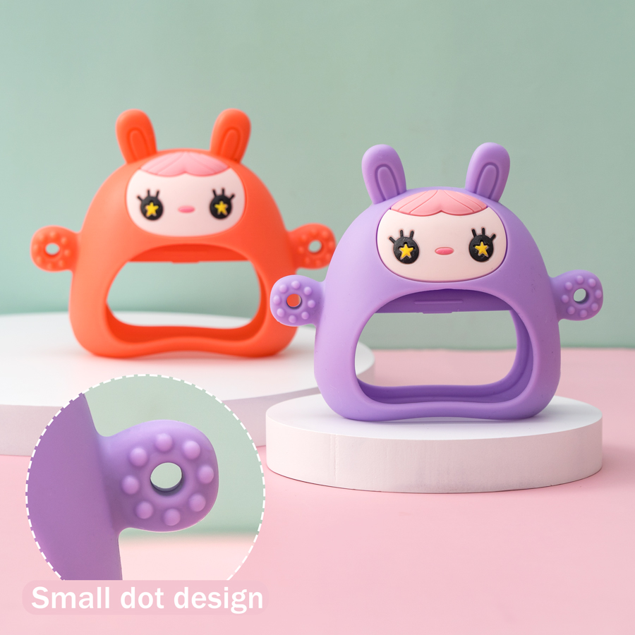 1PC Silicone Teether Toy BPA F - Teething Mitten Baby 评论和价格