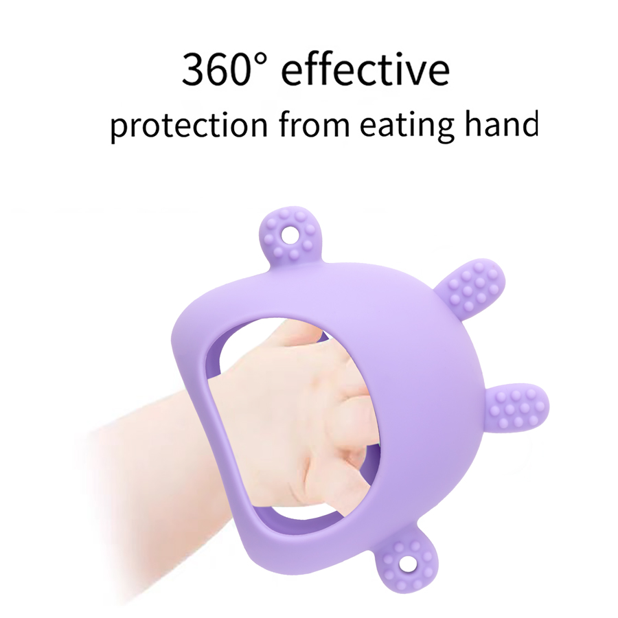 1PC Silicone Teether Toy BPA F - Teething Mitten Baby 评论和价格