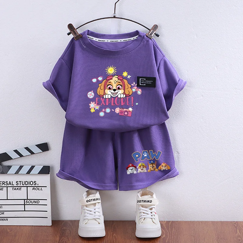 2Pc Paw Patrols T Shirt Chase  - Baby Products For Summer 评论和价格