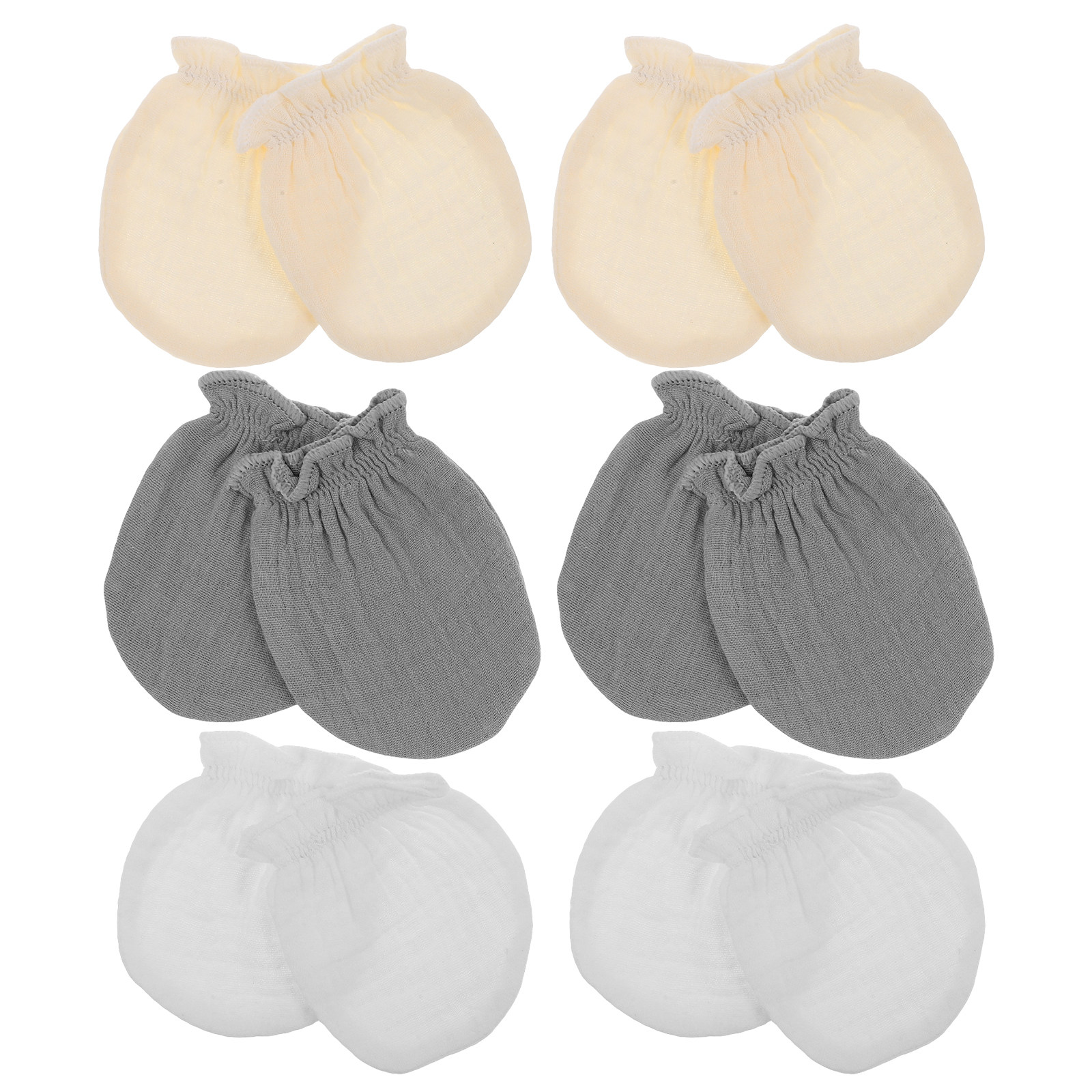 6Pairs Newborn Baby Mittens In - Teething Mitten Baby 评论和价格