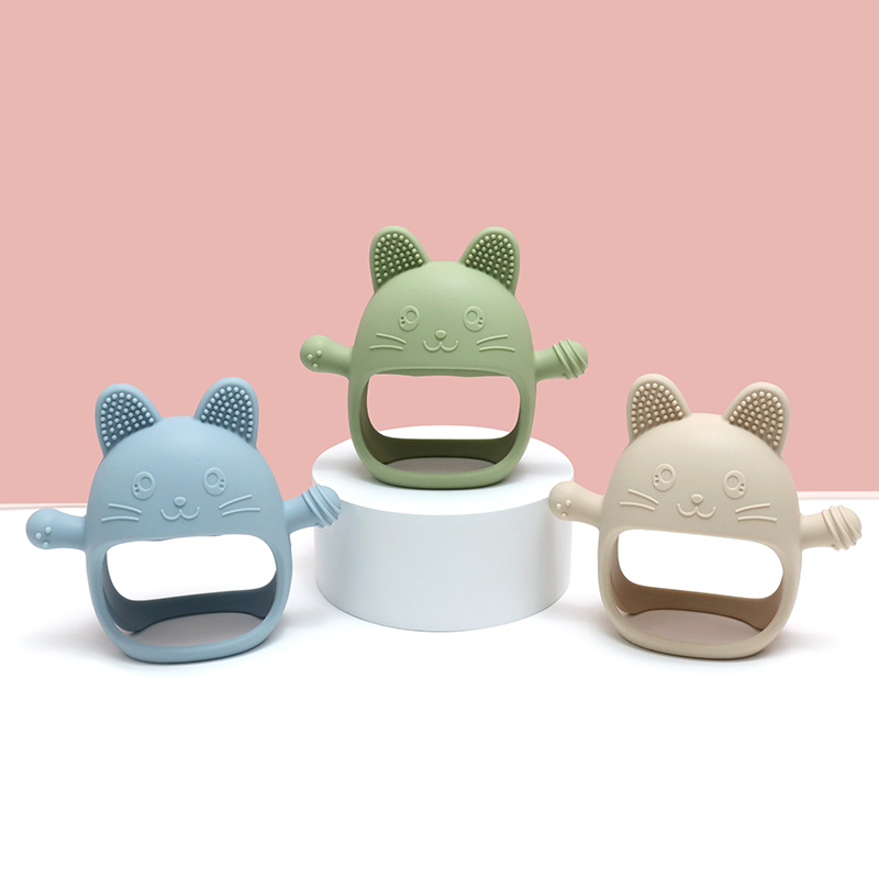 Baby Silicone Teether Gloves P - Teething Mitten Baby 评论和价格