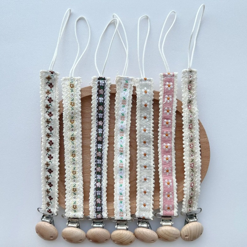 Lace Pacifier Clip Chain for N - Baby Products In 评论和价格